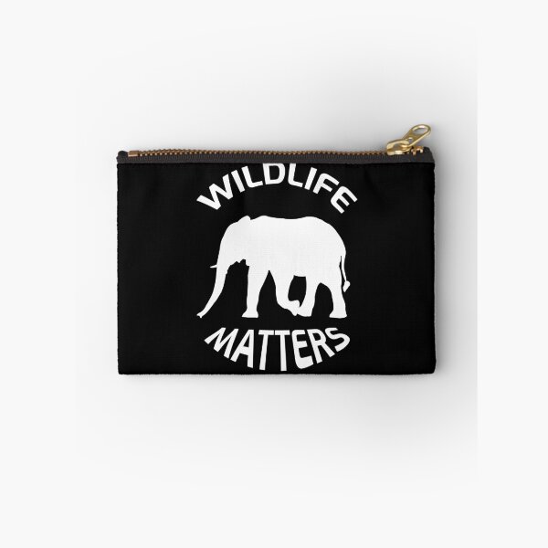 Item preview, Wildlife matters design with a white elephant. protect the elephants, stop poaching! designed and sold by NobelFashion.