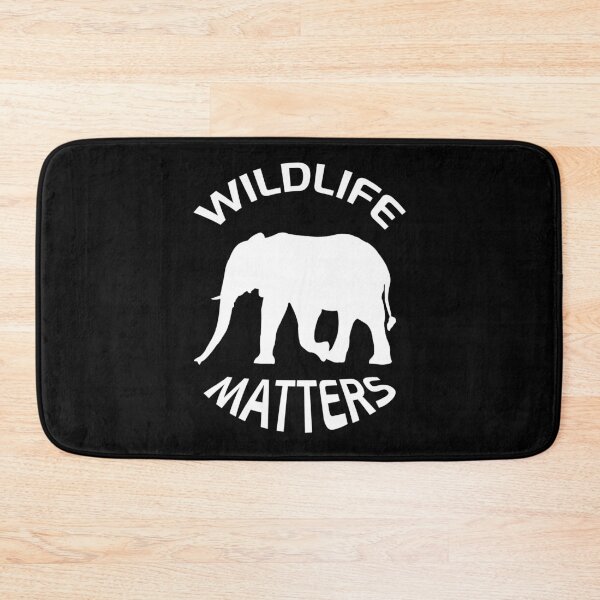 Item preview, Wildlife matters design with a white elephant. protect the elephants, stop poaching! designed and sold by NobelFashion.