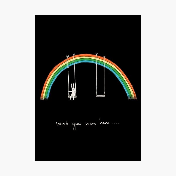  Pink Floyd Wish You Were Here Lyrics Unframed Print : Handmade  Products