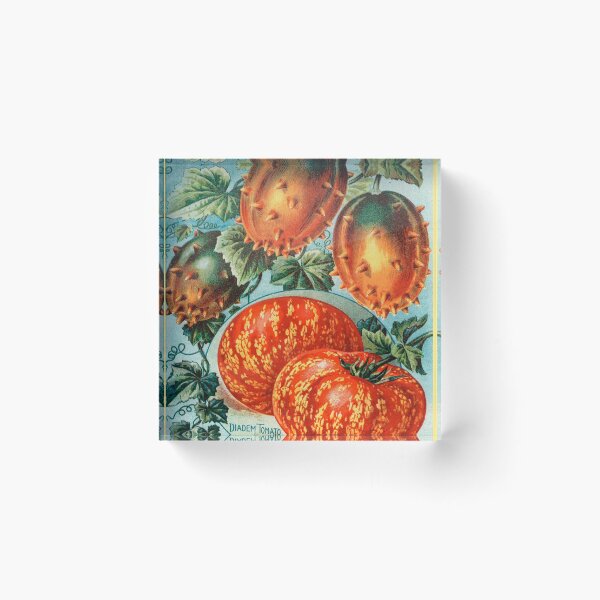 Item preview, Tomato Vintage Seed Pack Botanical Art  designed and sold by Joanne Pane.