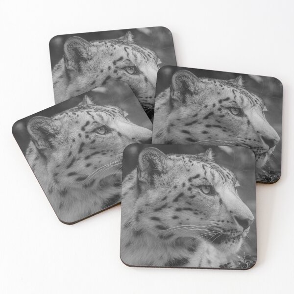 Item preview, Portrait of a Snow Leopard designed and sold by Adrian Rowley.