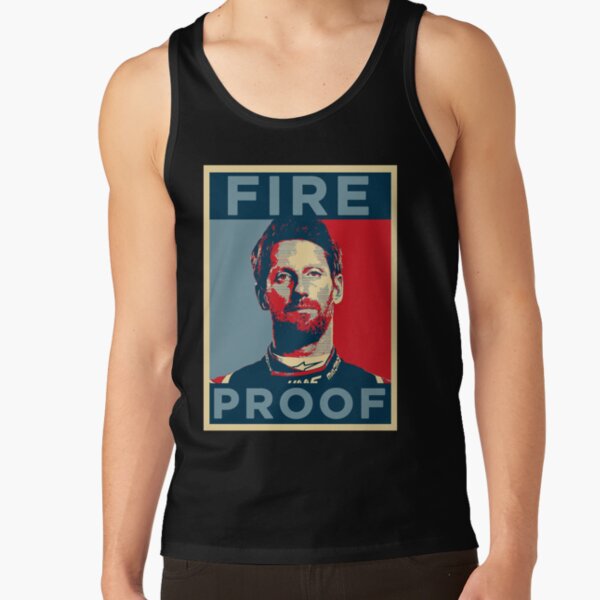 Romain Grosjean Fire proof Tank Top