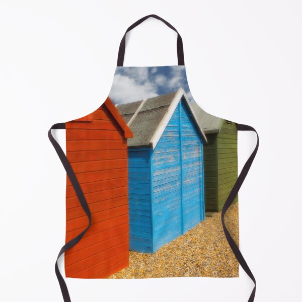 Aperçu de l'œuvre Cabanes de plage multicolores créée et vendue par Dave Hare Photography.