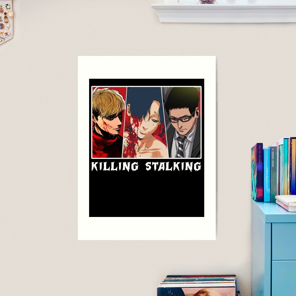 Korean Manhwa Killing Stalking Main Characters Art Board Print for Sale by  KellyJanine7