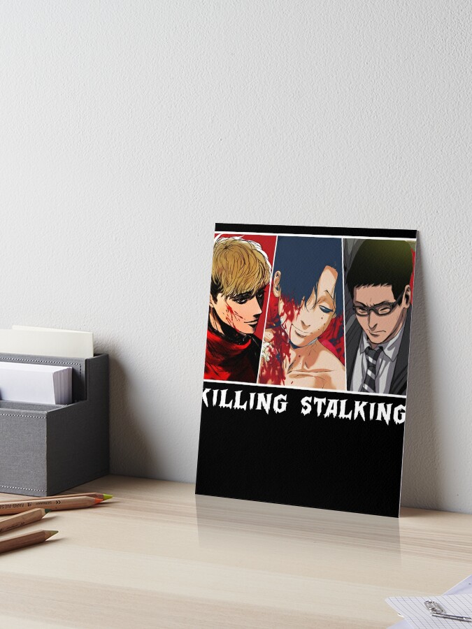 Korean Manhwa Killing Stalking Main Characters Art Board Print for Sale by  KellyJanine7