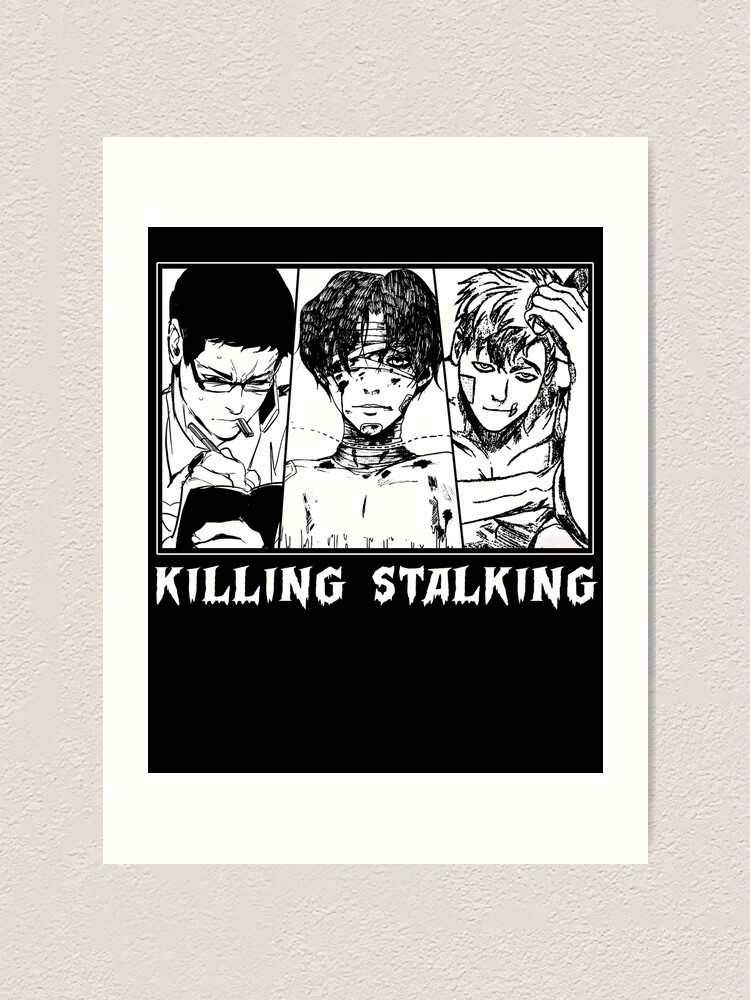 Korean Manhwa Killing Stalking Main Characters Art Board Print for Sale by  KellyJanine7