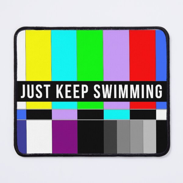 Item preview, Just Keep Swimming No Signal Old TV designed and sold by T-shirt For You.