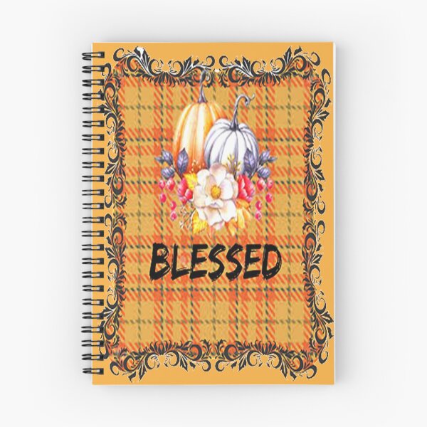 Item preview, Blessed, Buffalo Plaid Thanksgiving Autumn Design,Thankful Grateful Blessed, Gobble Me Turkey Day designed and sold by Adri Barnard.