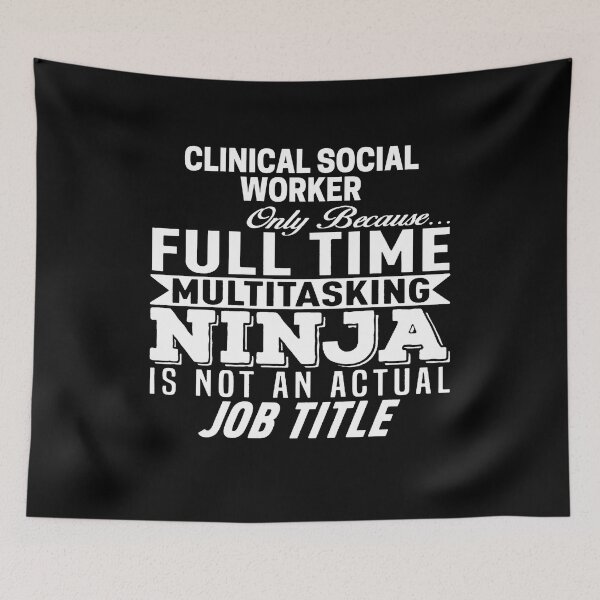 Item preview, Clinical Social Worker designed and sold by clickmostro.
