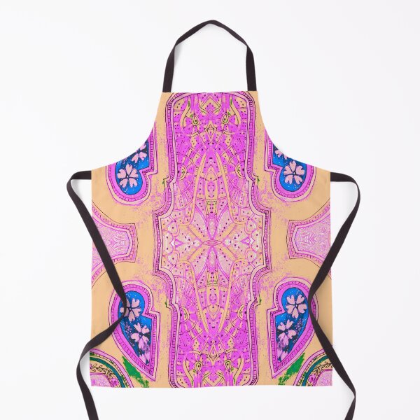 Item preview, pink floral cartouchie pattern designed and sold by Nickdavisinghe.