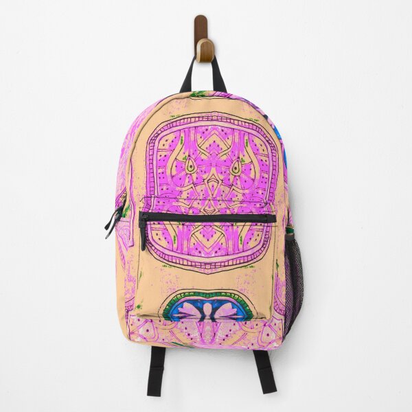 Item preview, pink floral cartouchie pattern designed and sold by Nickdavisinghe.