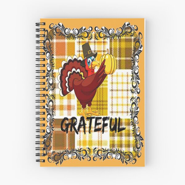 Item preview, Grateful, Buffalo Plaid Thanksgiving Autumn Design,Thankful Grateful Blessed, Gobble Me Turkey Day designed and sold by Adri Barnard.