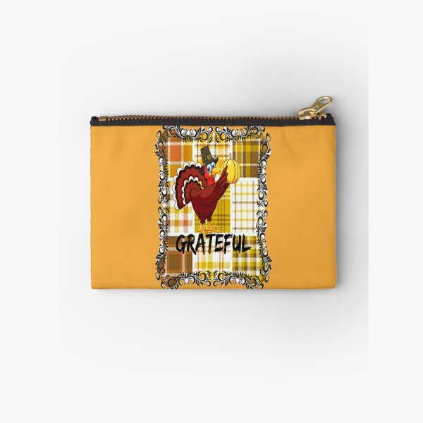Item preview, Grateful, Buffalo Plaid Thanksgiving Autumn Design,Thankful Grateful Blessed, Gobble Me Turkey Day designed and sold by Adri Barnard.