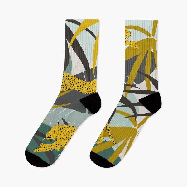 Item preview, Jungle Jump Leopards designed and sold by mirimo.
