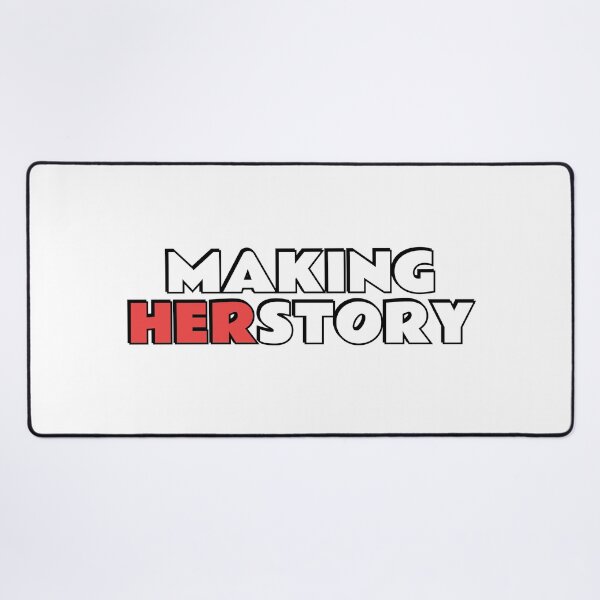 Item preview, Making Herstory red and white designed and sold by Inspirationmotivation.