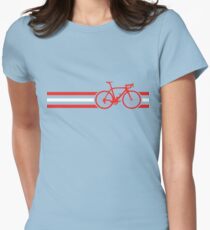 Bike Stripes Austria v2 Women's Fitted T-Shirt
