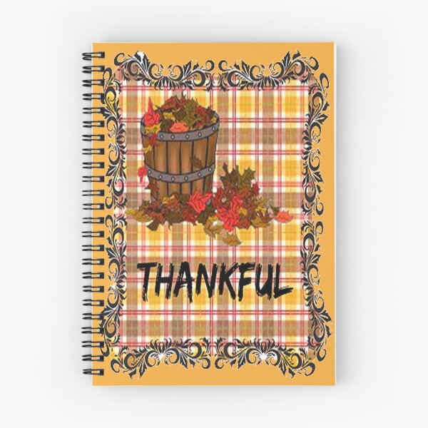 Item preview, Thankful, Buffalo Plaid Thanksgiving Autumn Design ,Thankful Grateful Blessed, Gobble Me Turkey Day designed and sold by Adri Barnard.