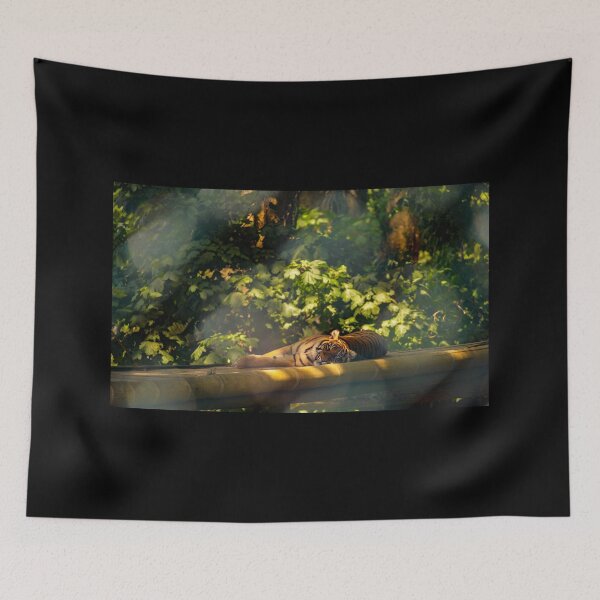 Item preview, Cute big tiger, resting in the shade of forest trees designed and sold by AlbertMi.