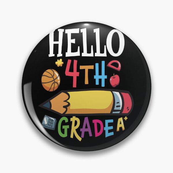 Item preview, Hello 4 th Grade Appreciation Back to school gift designed and sold by king's Outfit.