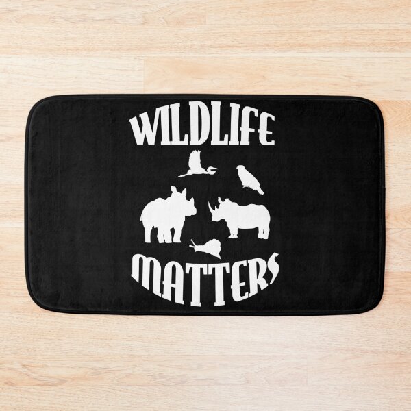 Item preview, Wildlife matters design with rhinoceroses and other animals. protect the wildlife because all animal lives matter! designed and sold by NobelFashion.