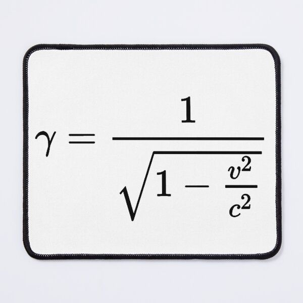Item preview, lorentz factor, special relativity and physics designed and sold by NoetherSym.
