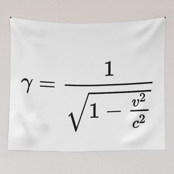 Item preview, lorentz factor, special relativity and physics designed and sold by NoetherSym.
