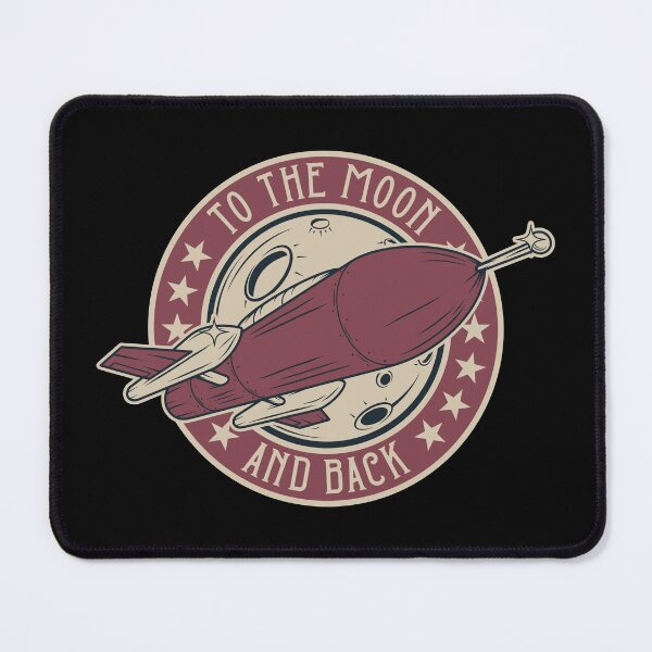 Item preview, To The Moon And Back Retro Space Adventure designed and sold by Vector Scout Lab.