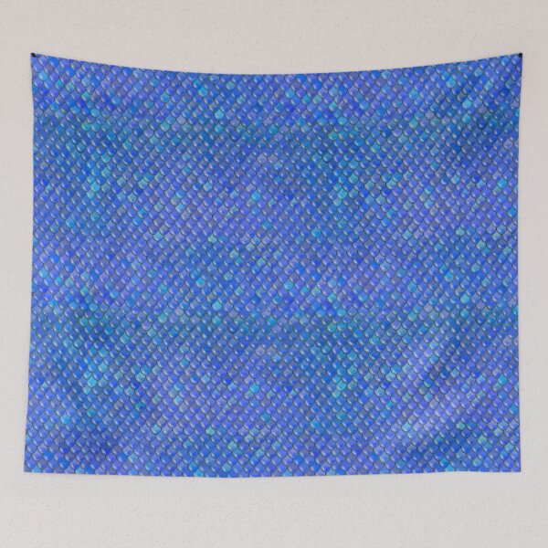 Item preview,  Dragon scale - blue tone designed and sold by Kestrelle.