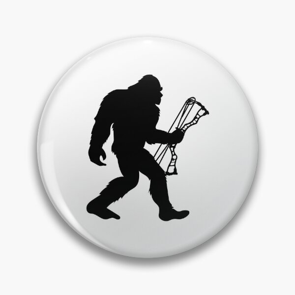 Item preview, Bigfoot Sasquatch Bowhunting Bow Hunter designed and sold by DamnGoodDesign.