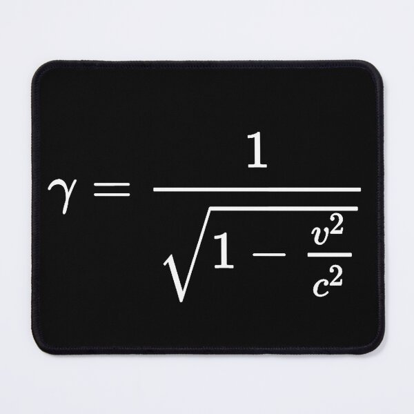 Item preview, lorentz factor, special relativity and physics designed and sold by NoetherSym.