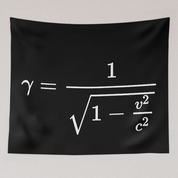 Item preview, lorentz factor, special relativity and physics designed and sold by NoetherSym.
