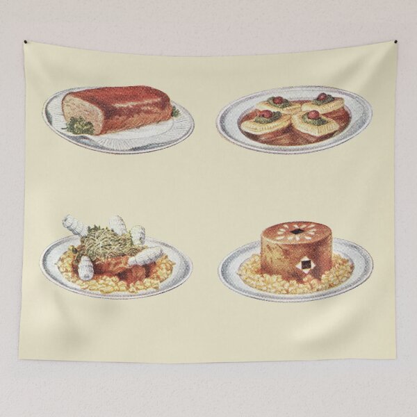 Item preview, Vintage Cold Entrées Poster designed and sold by redoARTstore.