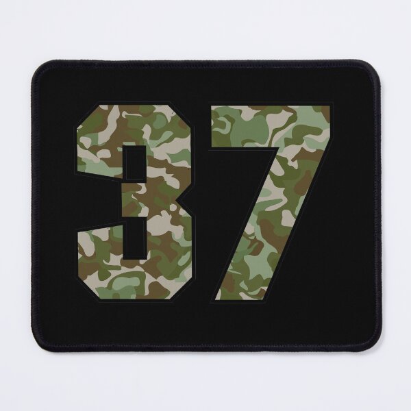 Item preview, Army Camouflage Number Thirty-Seven Soldiers Lucky Number 37 designed and sold by Urosek.