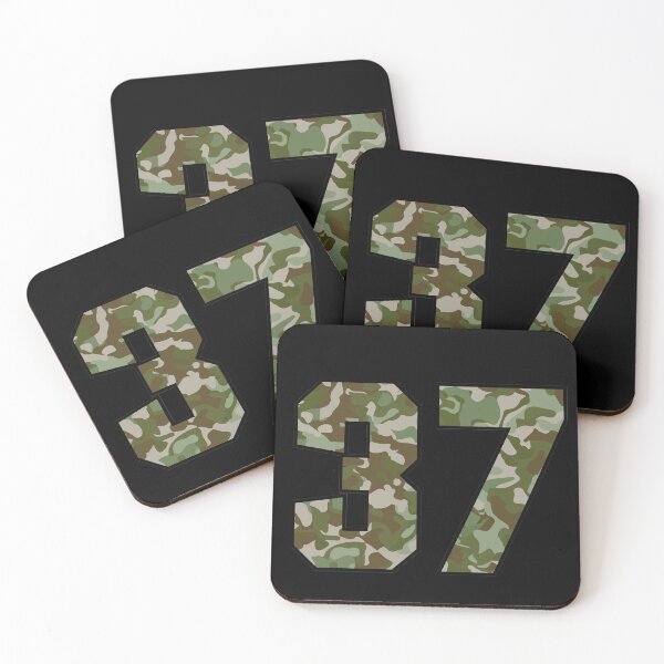 Item preview, Army Camouflage Number Thirty-Seven Soldiers Lucky Number 37 designed and sold by Urosek.