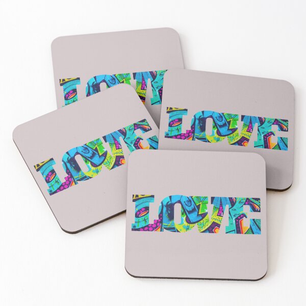 Item preview, Colorful graffiti Love shape- graffiti aesthetic style designed and sold by Red-ElYoubi.