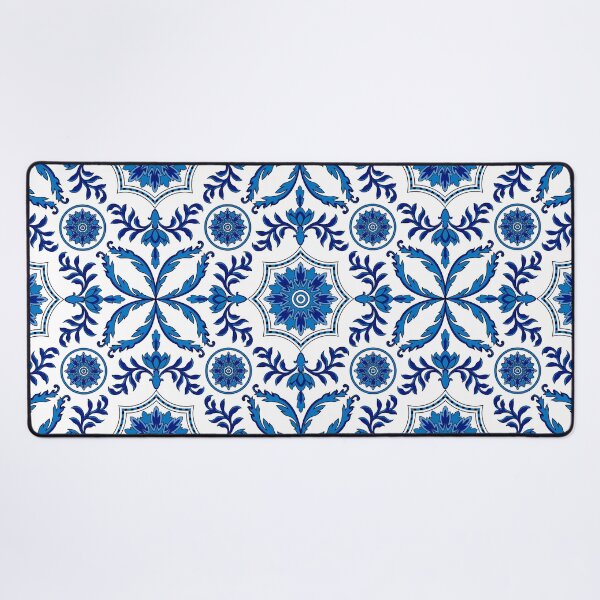 Item preview, Navy blue Tenente Valadim Tile (Azulejos) designed and sold by Ribeiro Design.