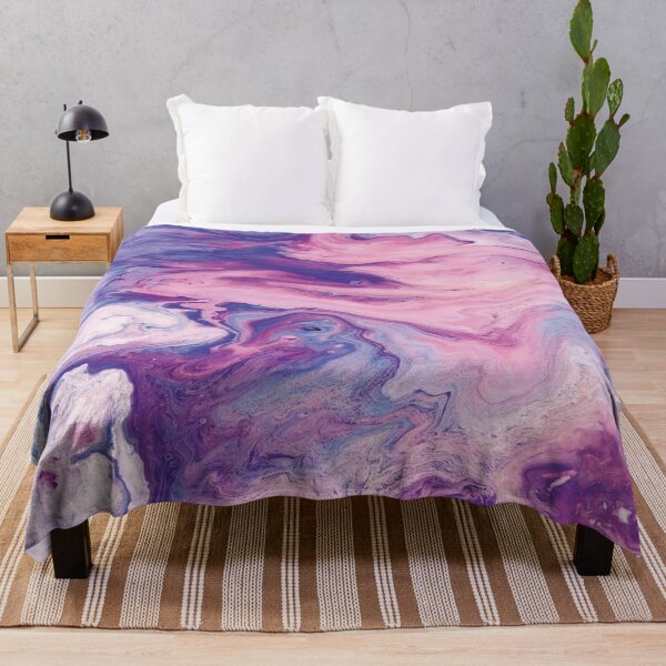 Item preview, Beautiful Lilac Purple Flowing Abstract Painting designed and sold by Retro90sKid.