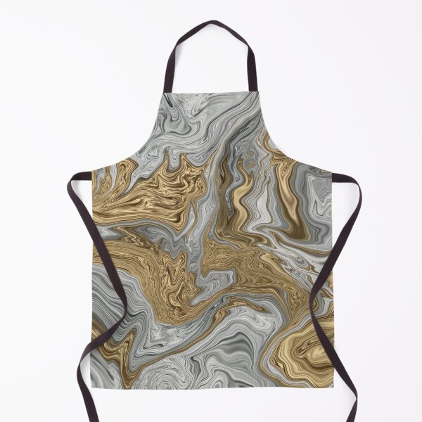 Item preview, Gold and Silver Abstract designed and sold by beyondrainbows.