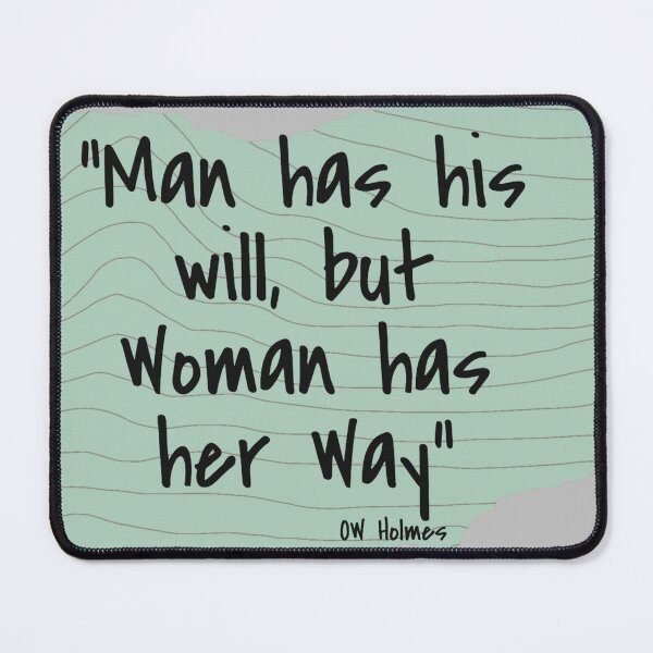 Item preview, Man has will/woman has way designed and sold by designbyjodyb.