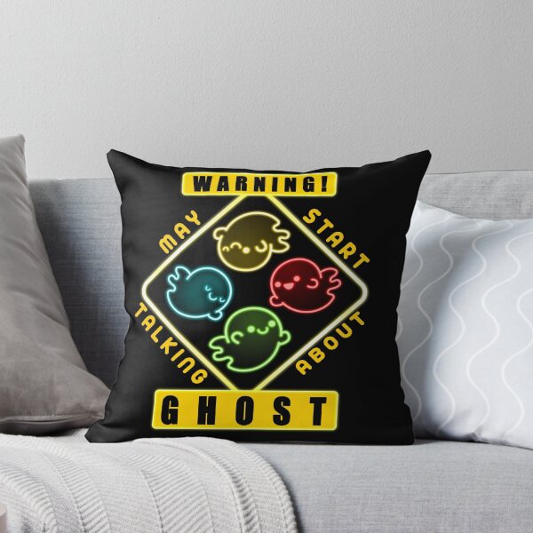 Item preview,  Warning ! May Start Talking About Ghost. A picture of ghosts circling around designed and sold by AxelGreen72.