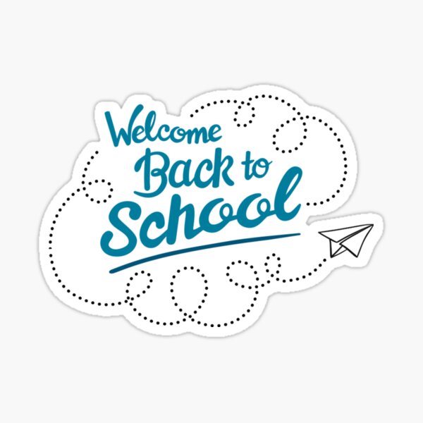 back to school' Sticker | Spreadshirt