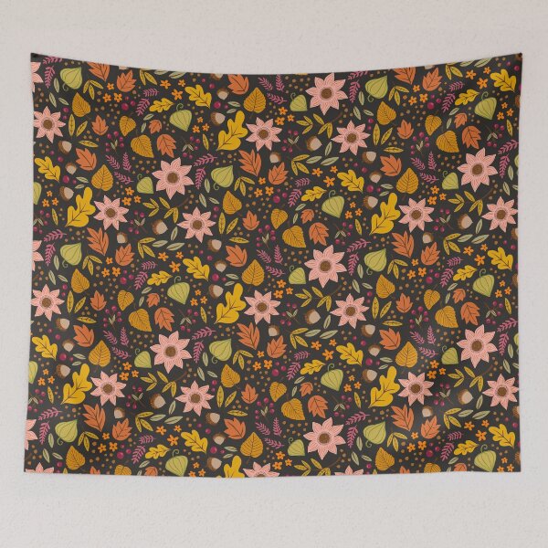 Item preview, Autumn Floral, Dark designed and sold by Jacqueline Hurd.