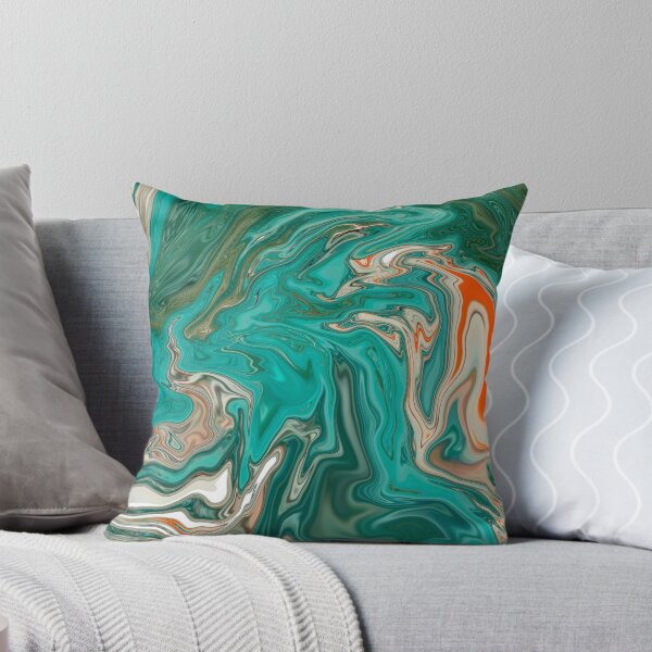 Item preview, Green and orange Abstract designed and sold by beyondrainbows.