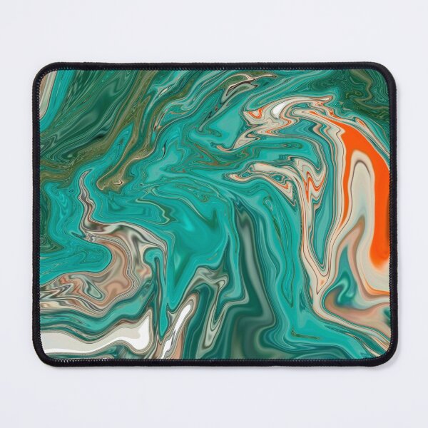 Item preview, Green and orange Abstract designed and sold by beyondrainbows.