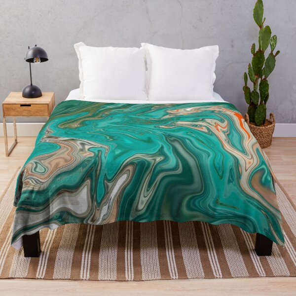 Item preview, Green and orange Abstract designed and sold by beyondrainbows.