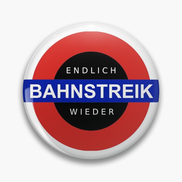 Artikelvorschau, ENDLICH WIEDER... BAHNSTREIK // Frust-Design für Betroffene der Streiks der Bahn entworfen und verkauft von ONLY-E-DE.