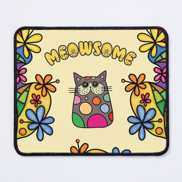 Item preview, Meowsome doodle cat designed and sold by Kidzz.