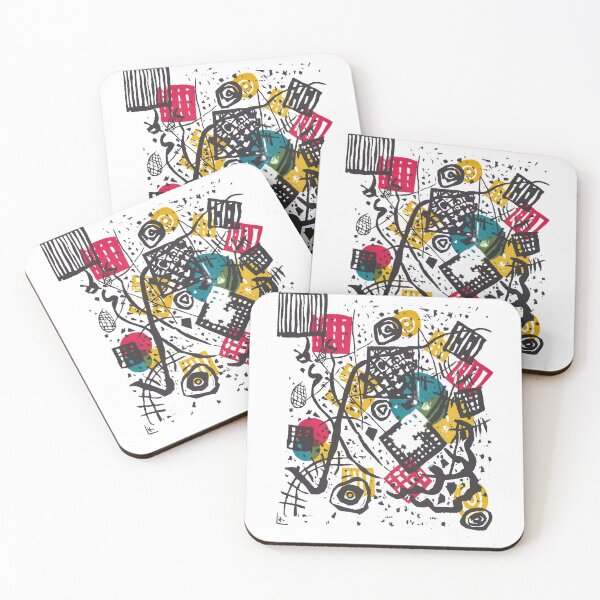 Item preview, Wassily Kandinsky Kleine Welten V Abstract Art   designed and sold by WeAreGrotesque.