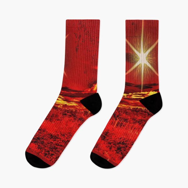 Artikelvorschau, Lebendiges Crimson Red Fire Star Art entworfen und verkauft von Mrspink16.