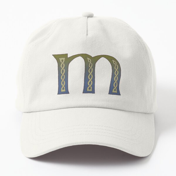 Celtic Knotwork Alphabet - Letter M Dad Hat
